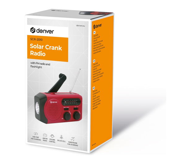 Denver Radio solarne Denver SCR-2010 z lampką i funkcją SOS - 1535084 - zdjęcie 7